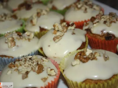 Korenčkovi muffini s kremnim sirom