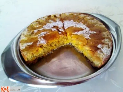 Biskvit z nektarinami