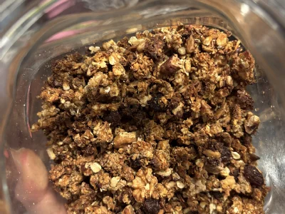 Jabolčna granola brez dodanega sladkorja