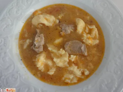 Telečja obara z žličniki