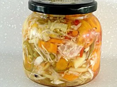 Srbska solata ge. Marjetke